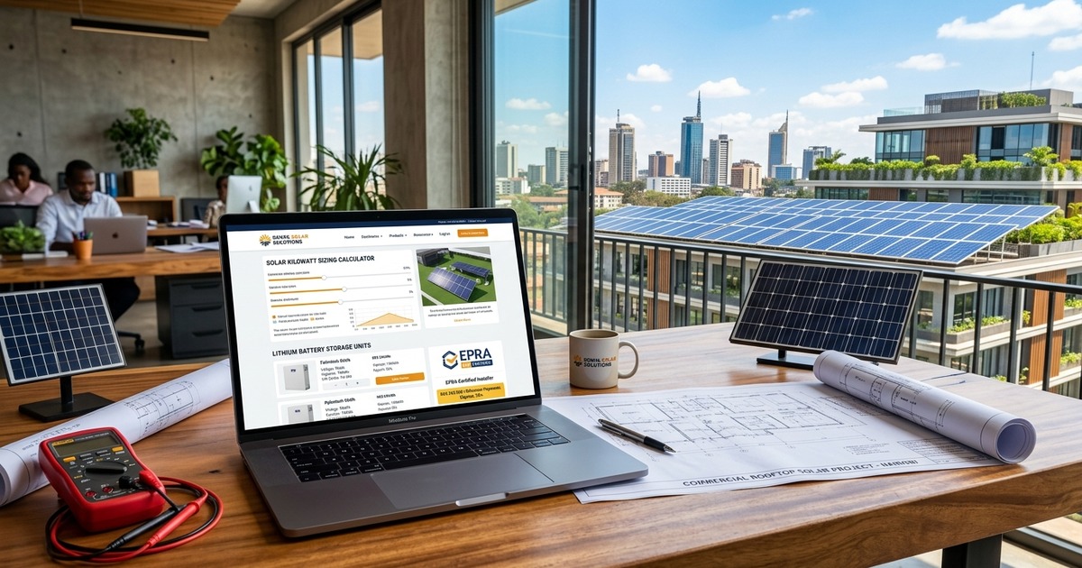 Solar and renewable energy ecommerce in Kenya