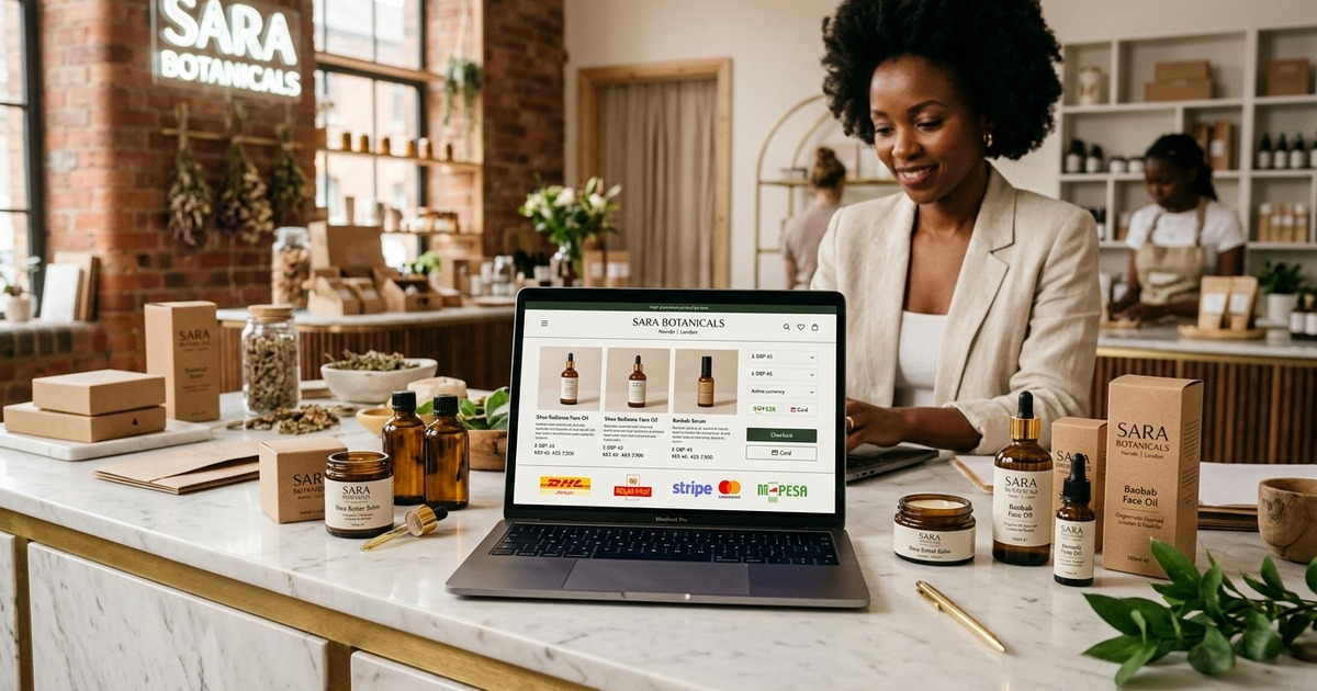 Multi-currency ecommerce in Kenya selling to the diaspora