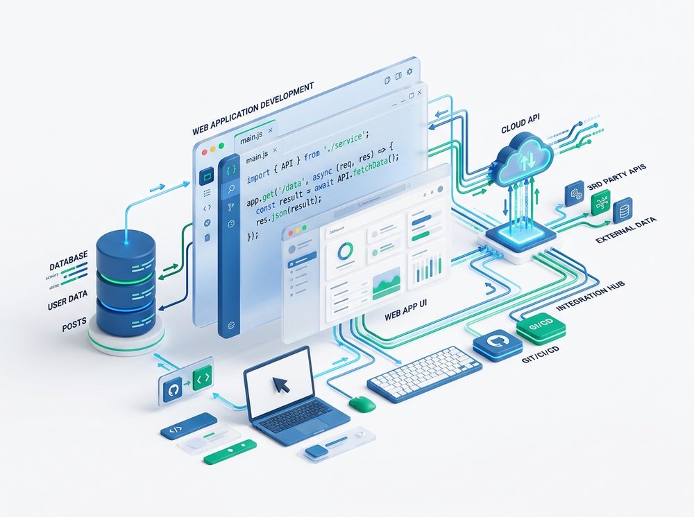 Custom web development, API integrations, secure databases, and cloud platforms for Kenyan enterprises